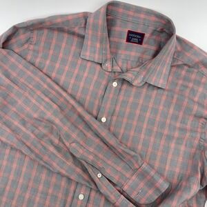 UNTUCKit Mens XL Plaid Button Down Long Sleeve Casual Shirt‎